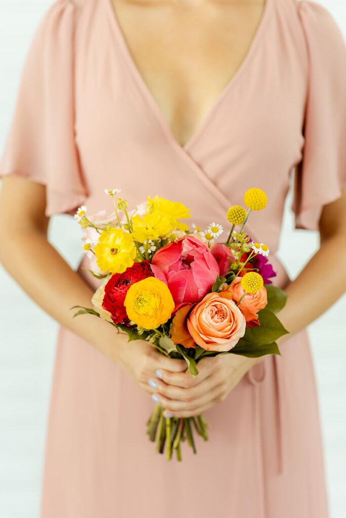 Summer bridesmaid bouquet